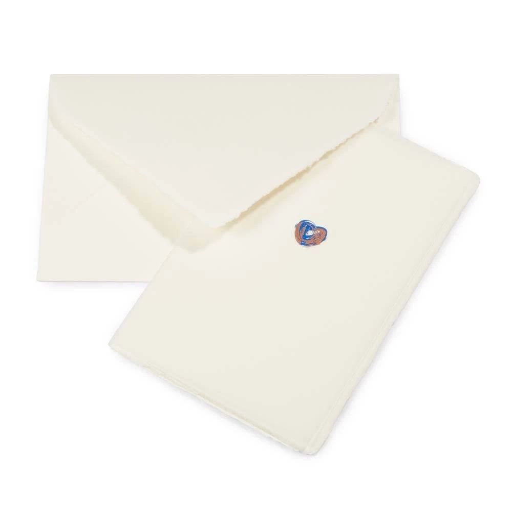 Greeting card petit coeur laid paper