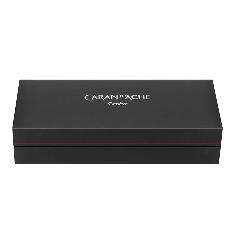 Caran d'Ache Léman Rouge C Ballpoint, red silv./rhod.