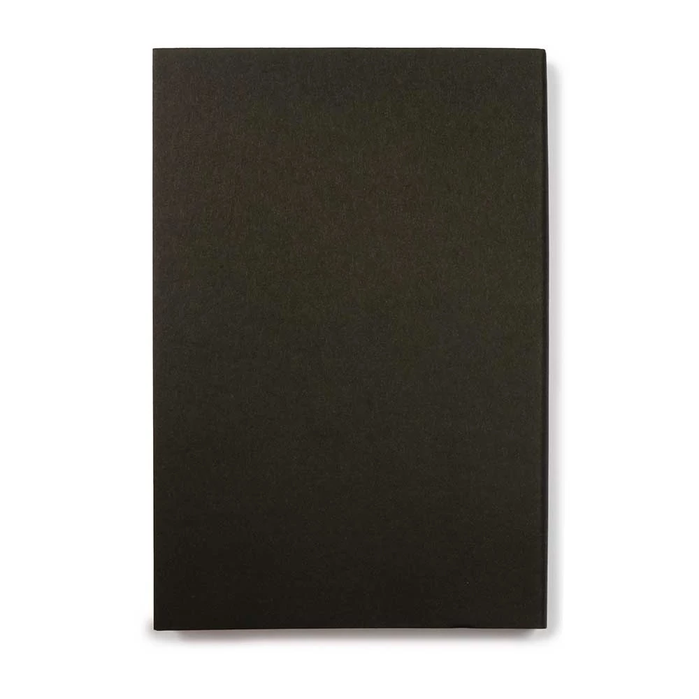 Notebook Refill, black, 144 pages, black, blank