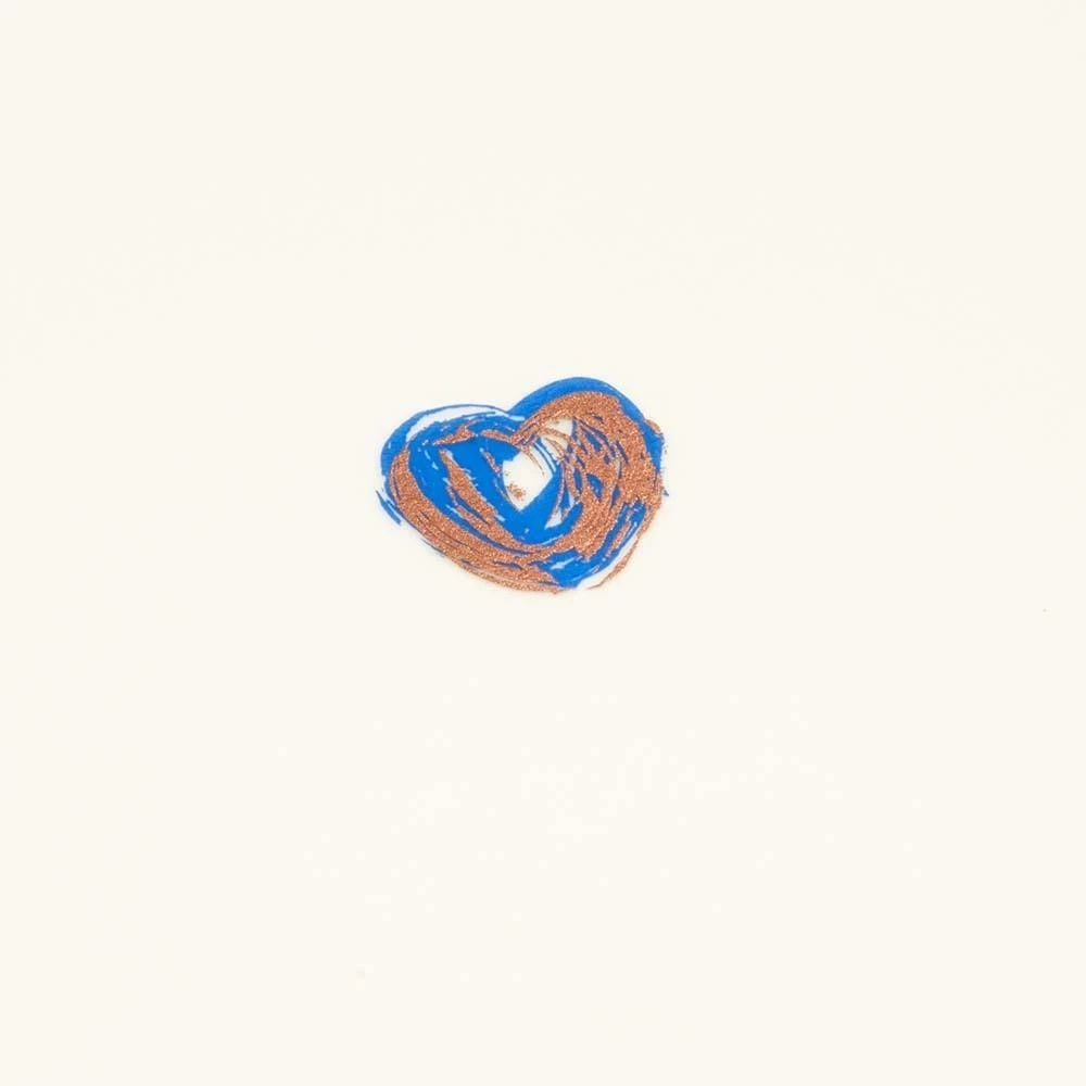 Greeting card petit coeur laid paper