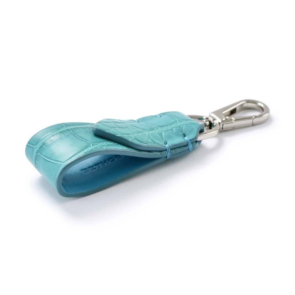Alligator Leather Keychain