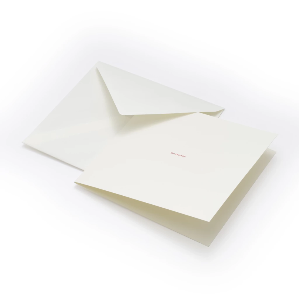 Greeting card Thank You Helvetica