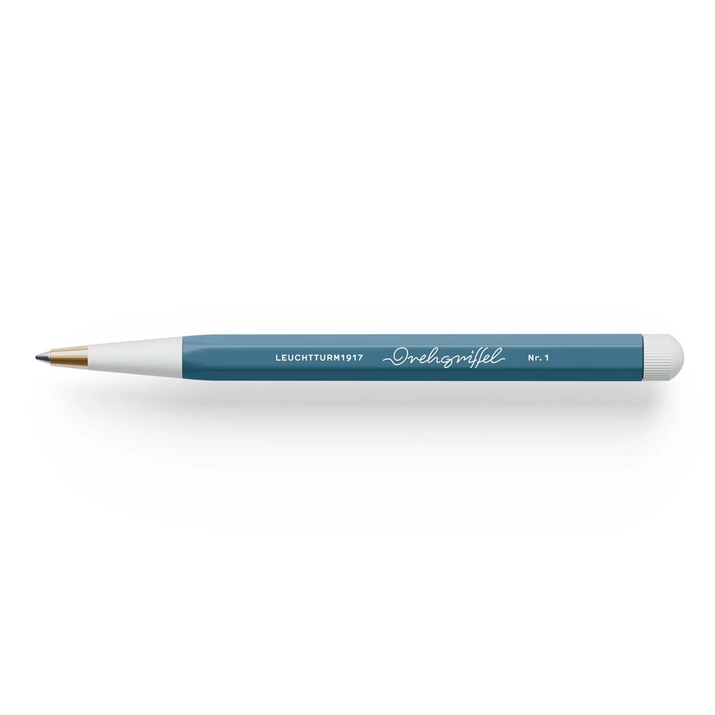Drehgriffel Nr. 1, Stone Blue - Ballpoint pen with royal blue ink