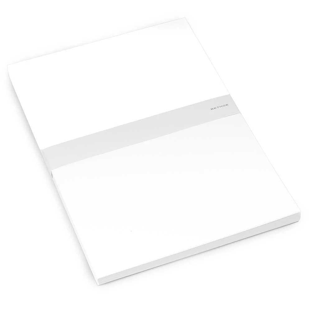 100 letterheads A4, Smooth White