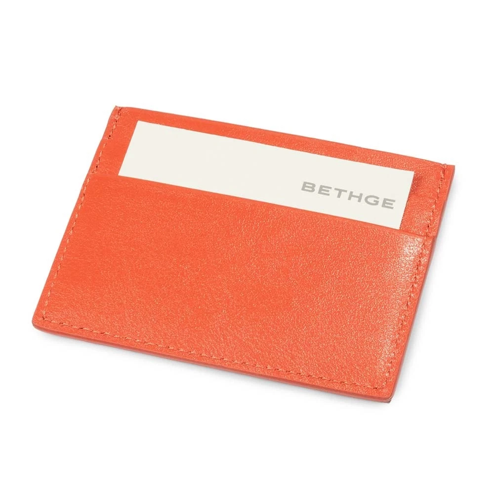 kartenetui_flach_4_cc_leder_11 Card holder flat, 4 cc, nappa leather, brownrose