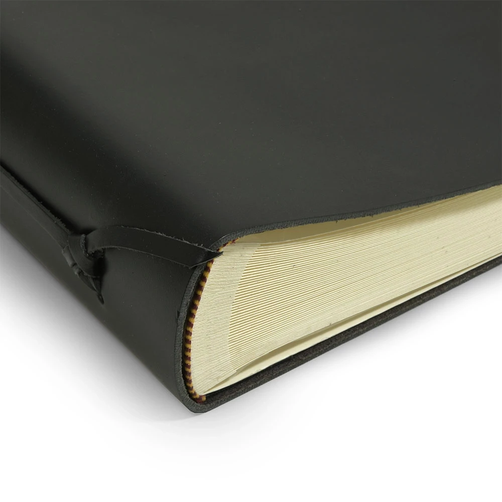 Photo Album, 50 pages, leather, 35x35 cm, black