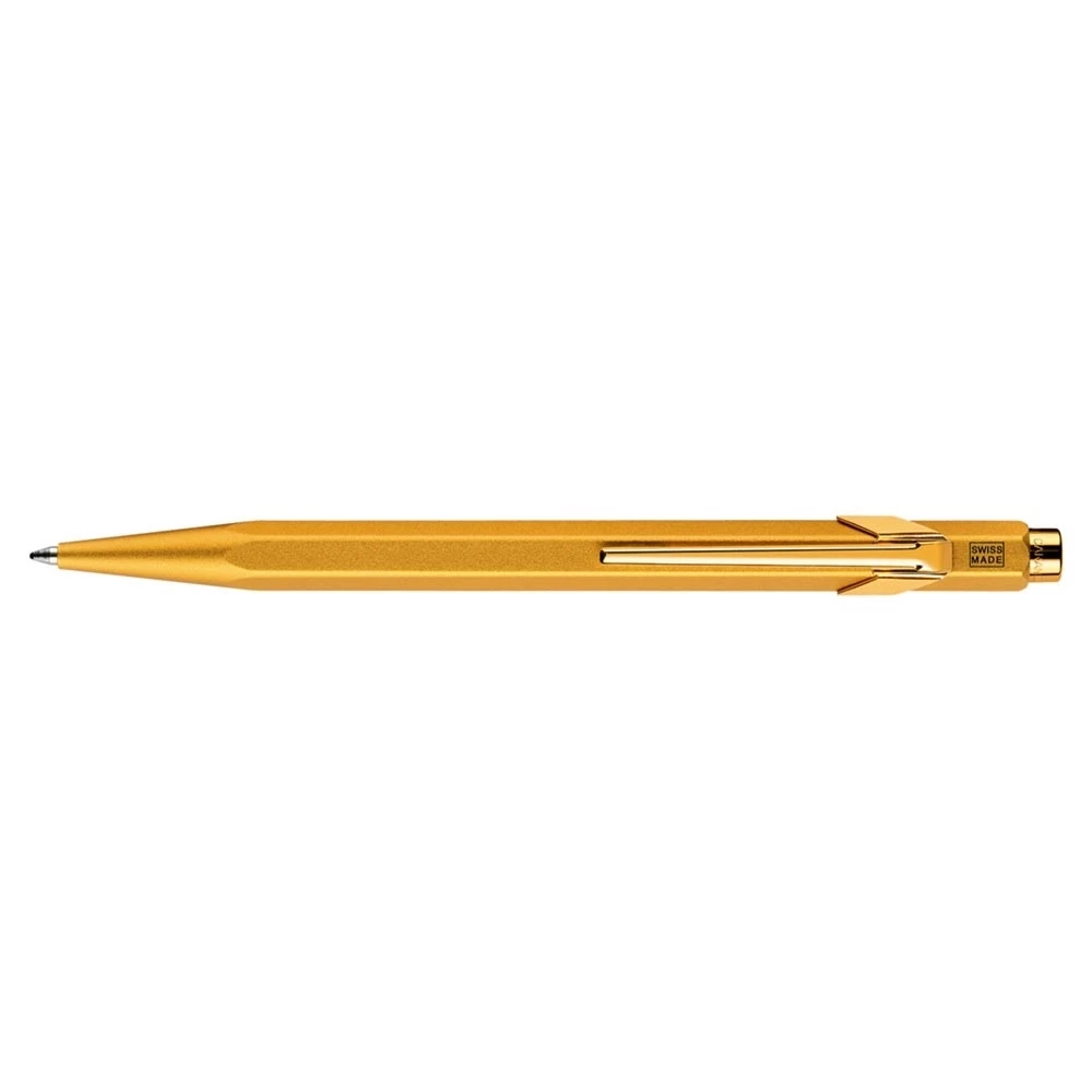 caran_dache_kugelschreiber_metall_849_goldbarren_1 Caran d'Ache 849 Metal Ballpoint Pen Goldbar