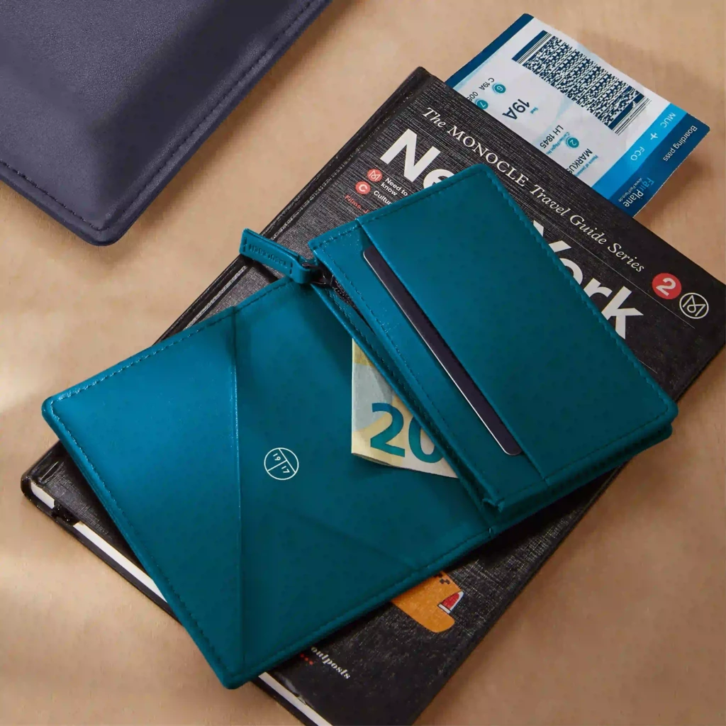 Financier Small Wallet Petrol