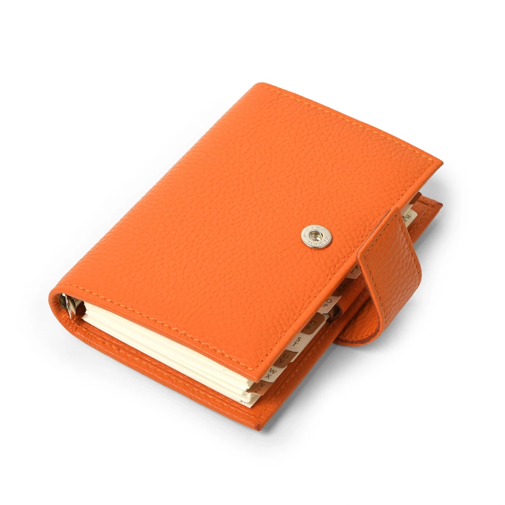 Pocket Organiser Adri, leather, orange