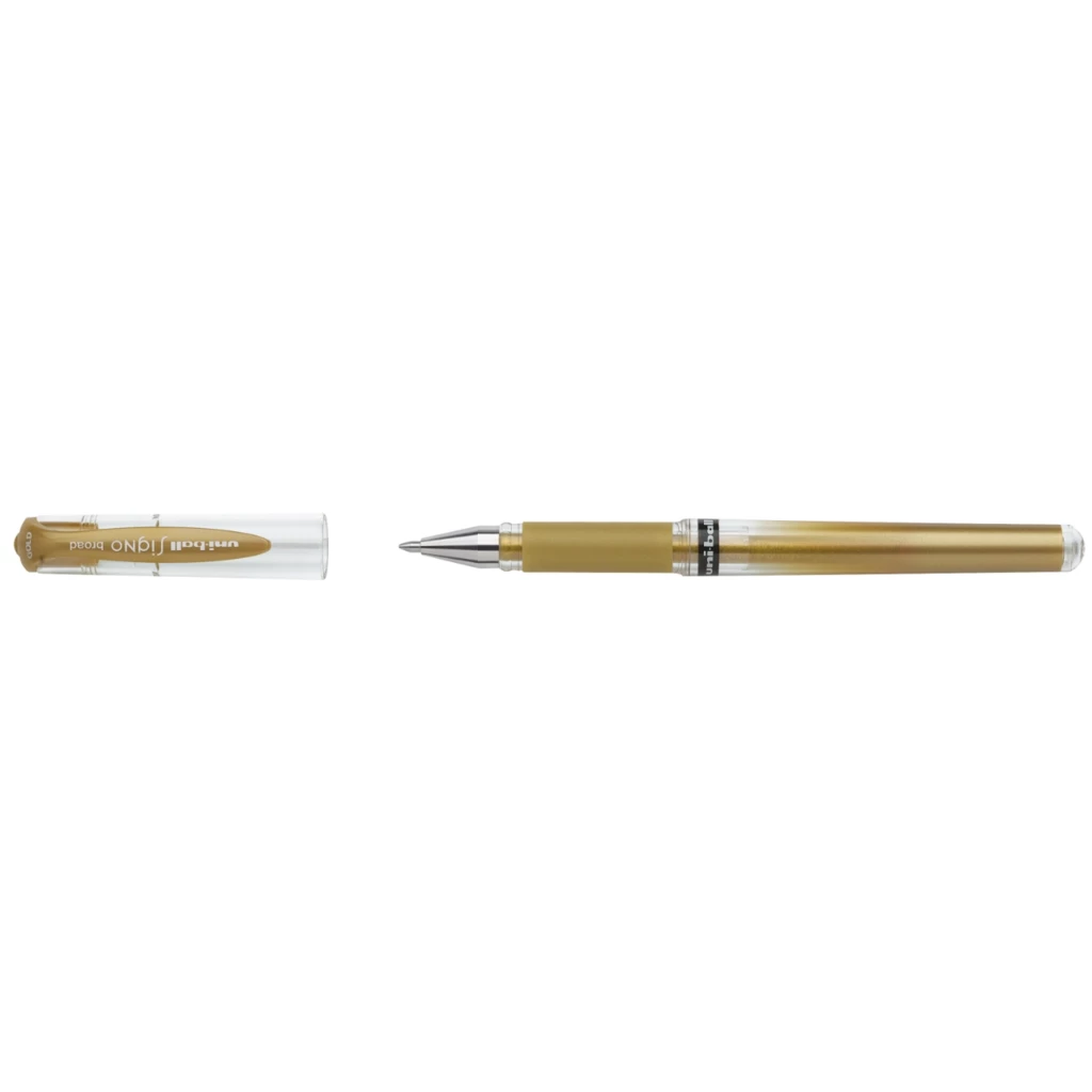Signo UniBall Gel Pen, gold