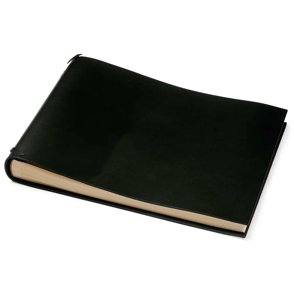 leder_fotoalbum_mit_30_blatt_11 Photo Album, 30 pages, leather, 35x24.5 cm, orange