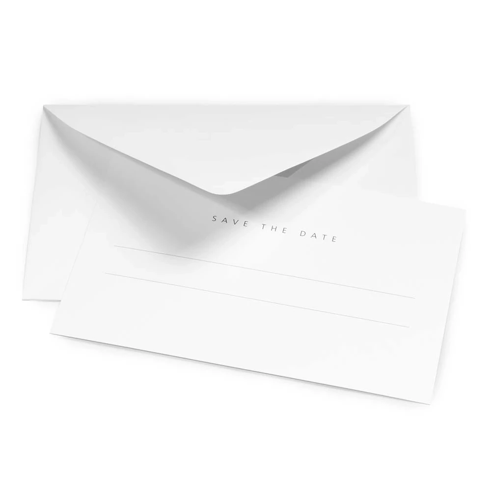 Greeting card save the date BlancBlanc