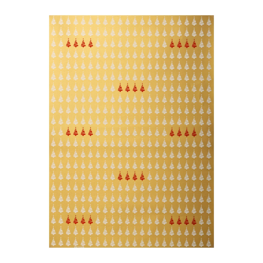 Wrapping paper fir forest 50 x 70 cm, 3 sheets