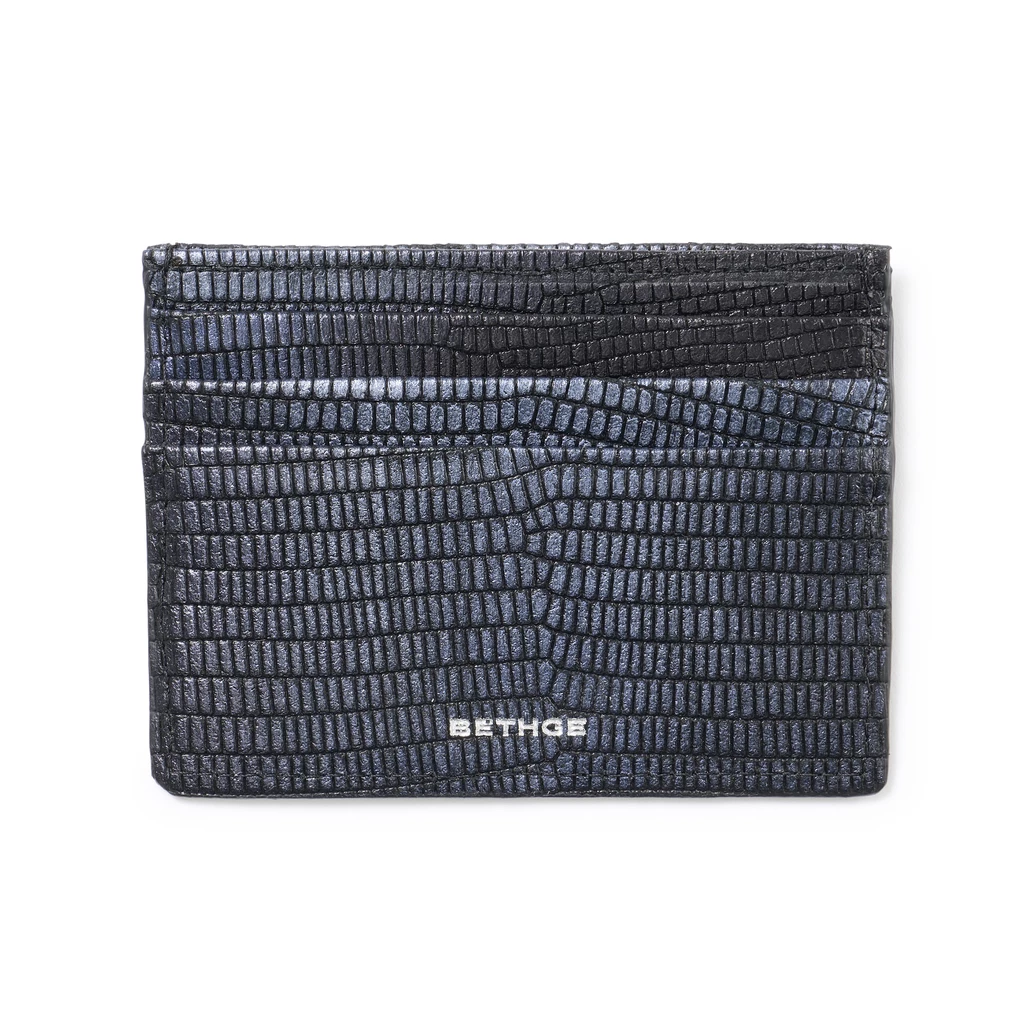 Slim Leather Card Holder Wallet – Holds 6 Cards
