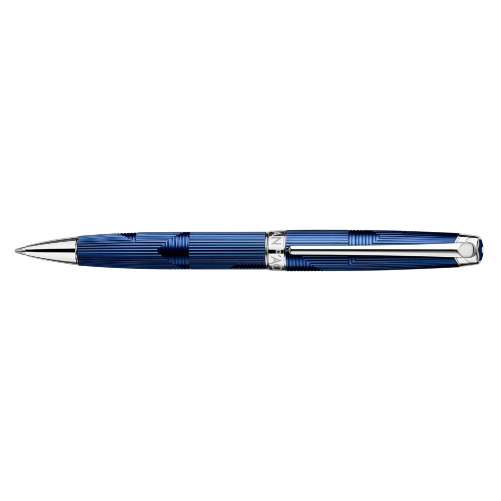 Caran d'Ache Léman Bleu Marin  Ballpoint Pen, rhod.