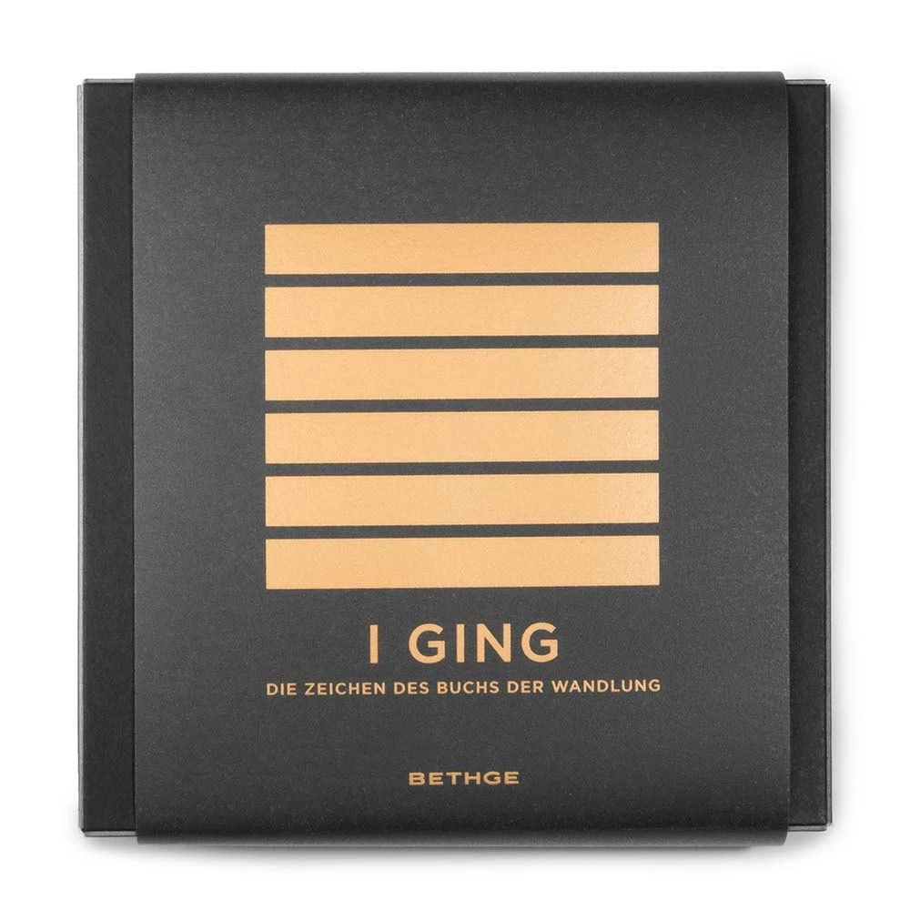 Greeting card set I GING with 8 folding cards