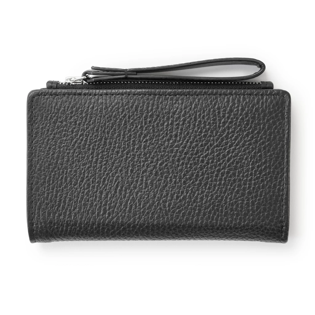 Bethge - Wallet Adri - Women - Leather - Zip - 10 Card Slots - black