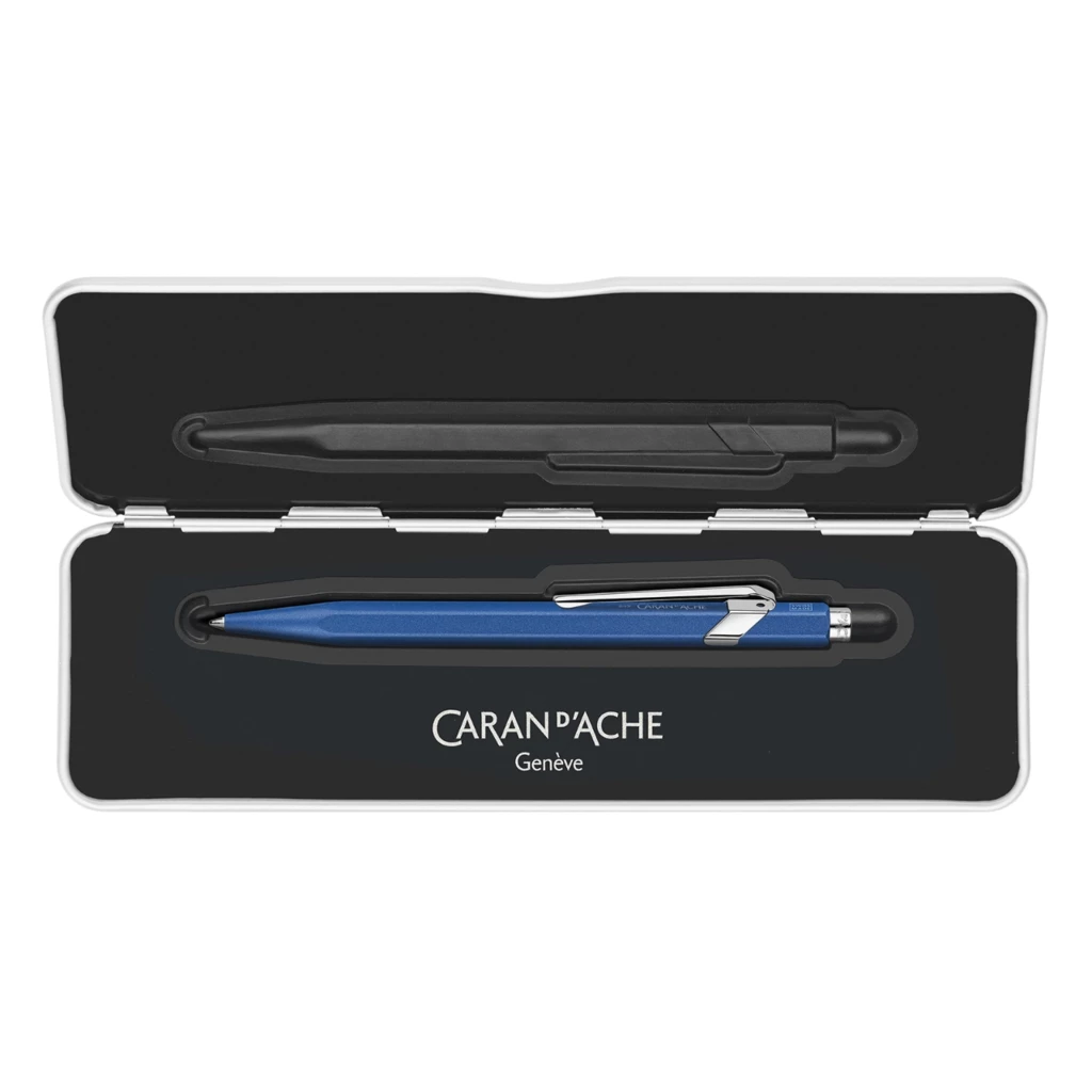 Caran d'Ache 849 Colormat-X Ballpoint Pen, blue