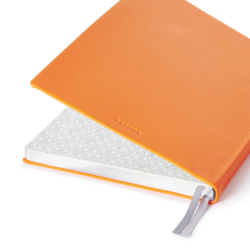Weekly Planner 2027 Orange Leather
