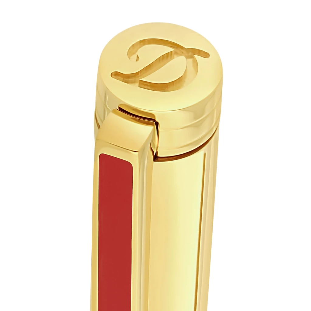 S.T. Dupont Classique Ballpoint Pen Lines Gold