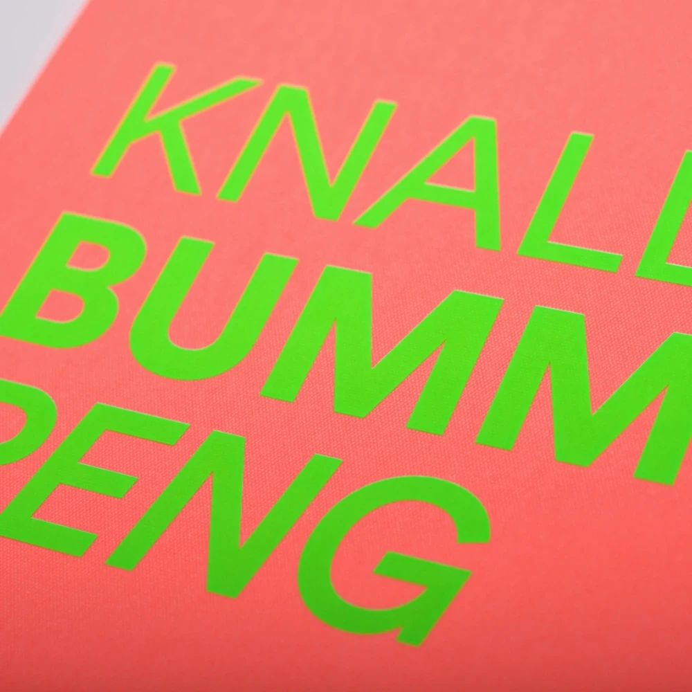 New Year's card KNALL BUMM PENG