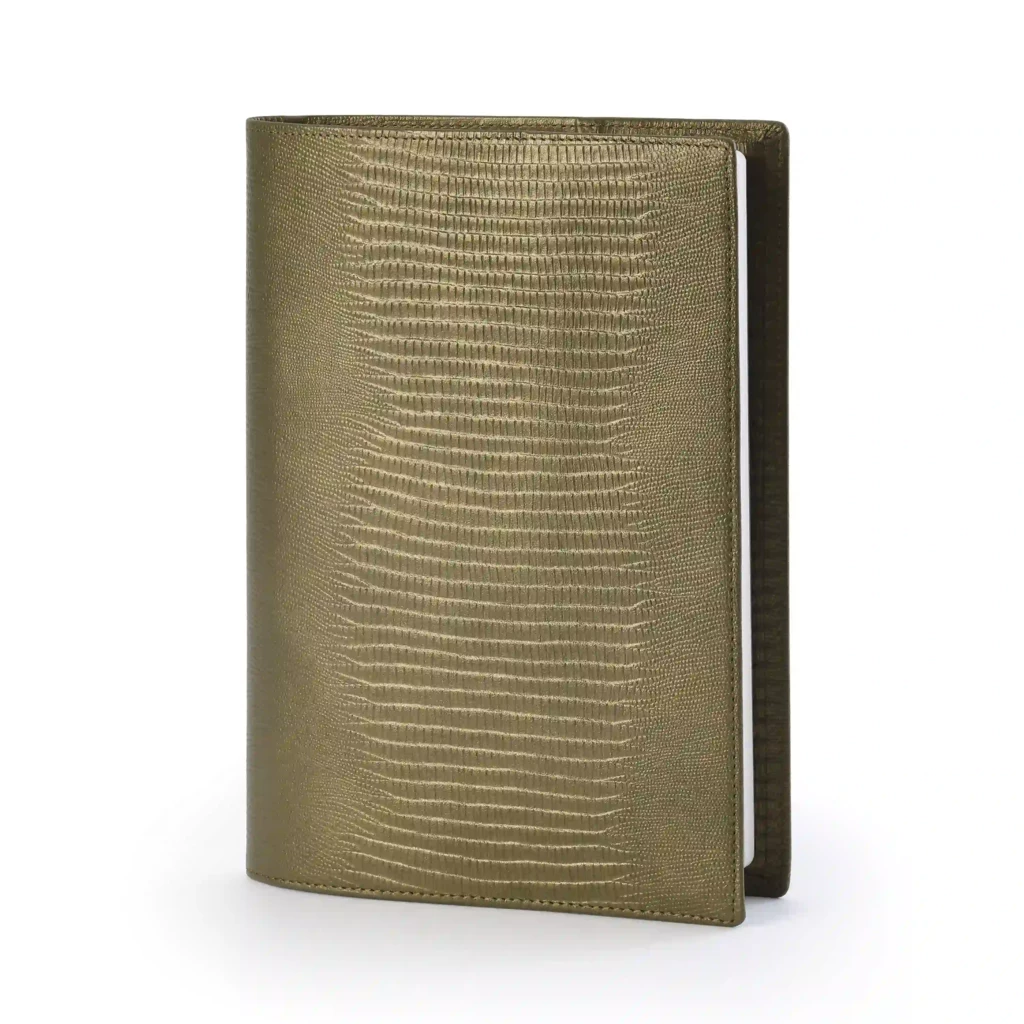 Book cover for DIN A5 books, Tejus leather