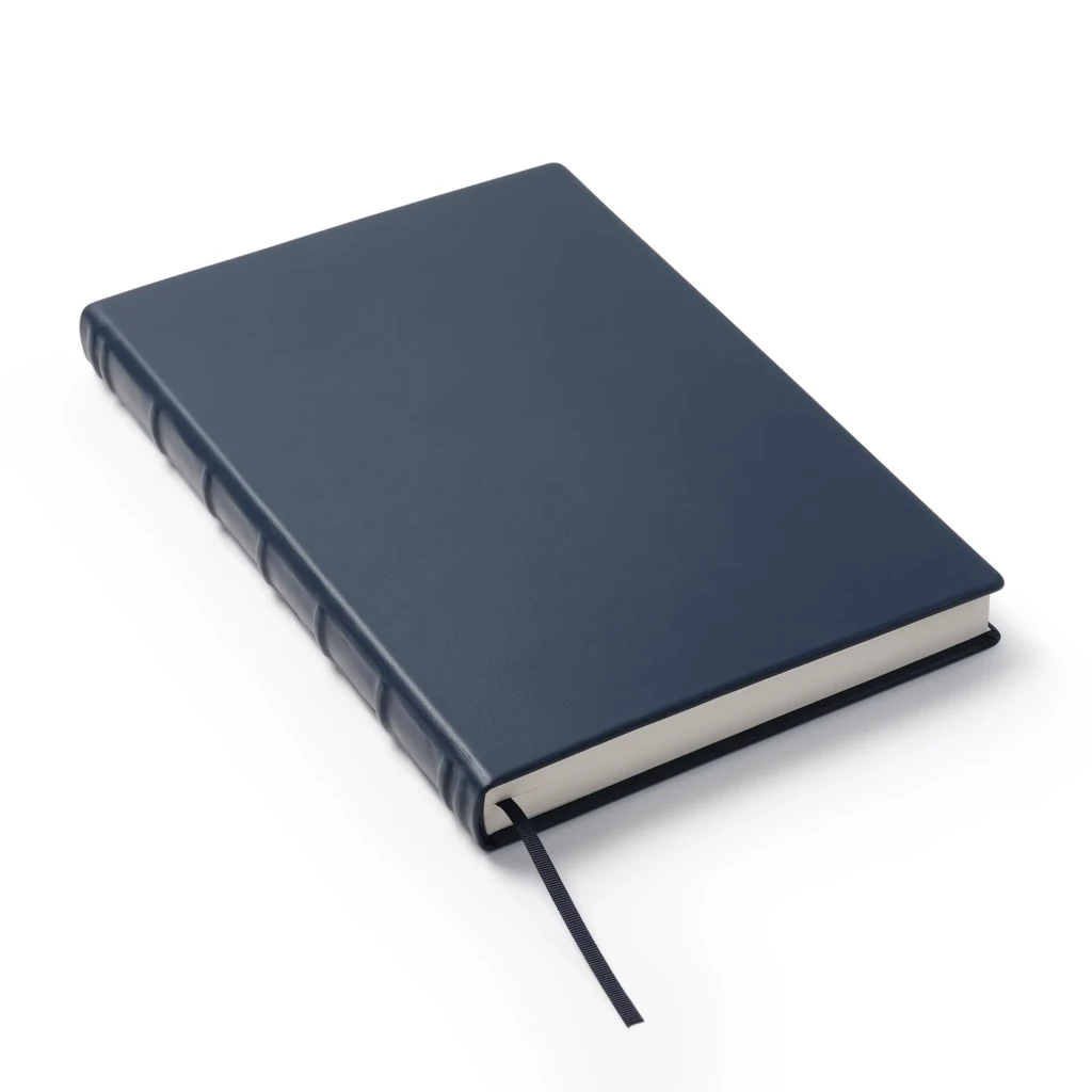 Guest Book, 144 pages, leather, A4, black