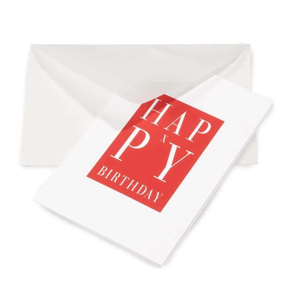 grusskarte_geburtstag_happy_x-birthday_rot_diplomat_1 Greeting card Happy X-Birthday red