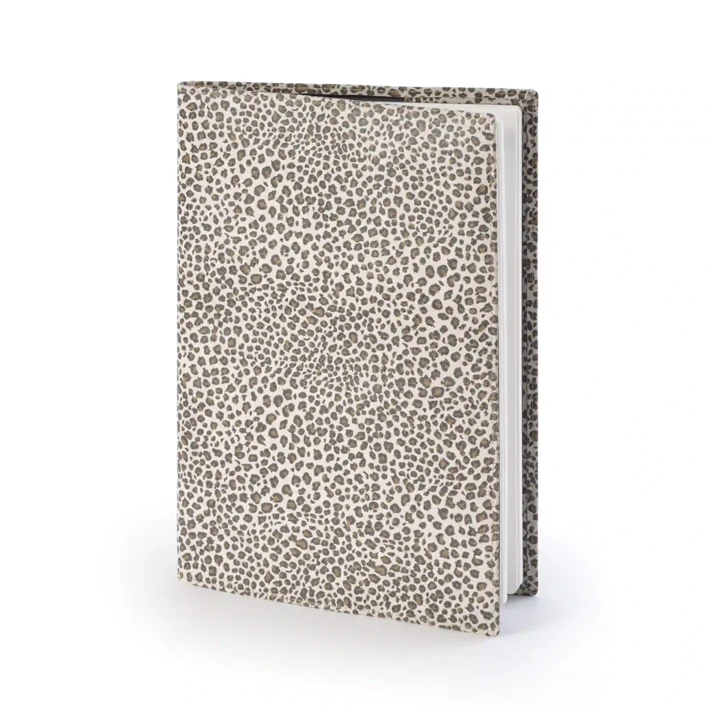 Book cover for DIN A4 books, leather, Leo