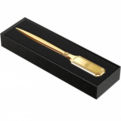 El Casco Letter Opener M650, gold-plated