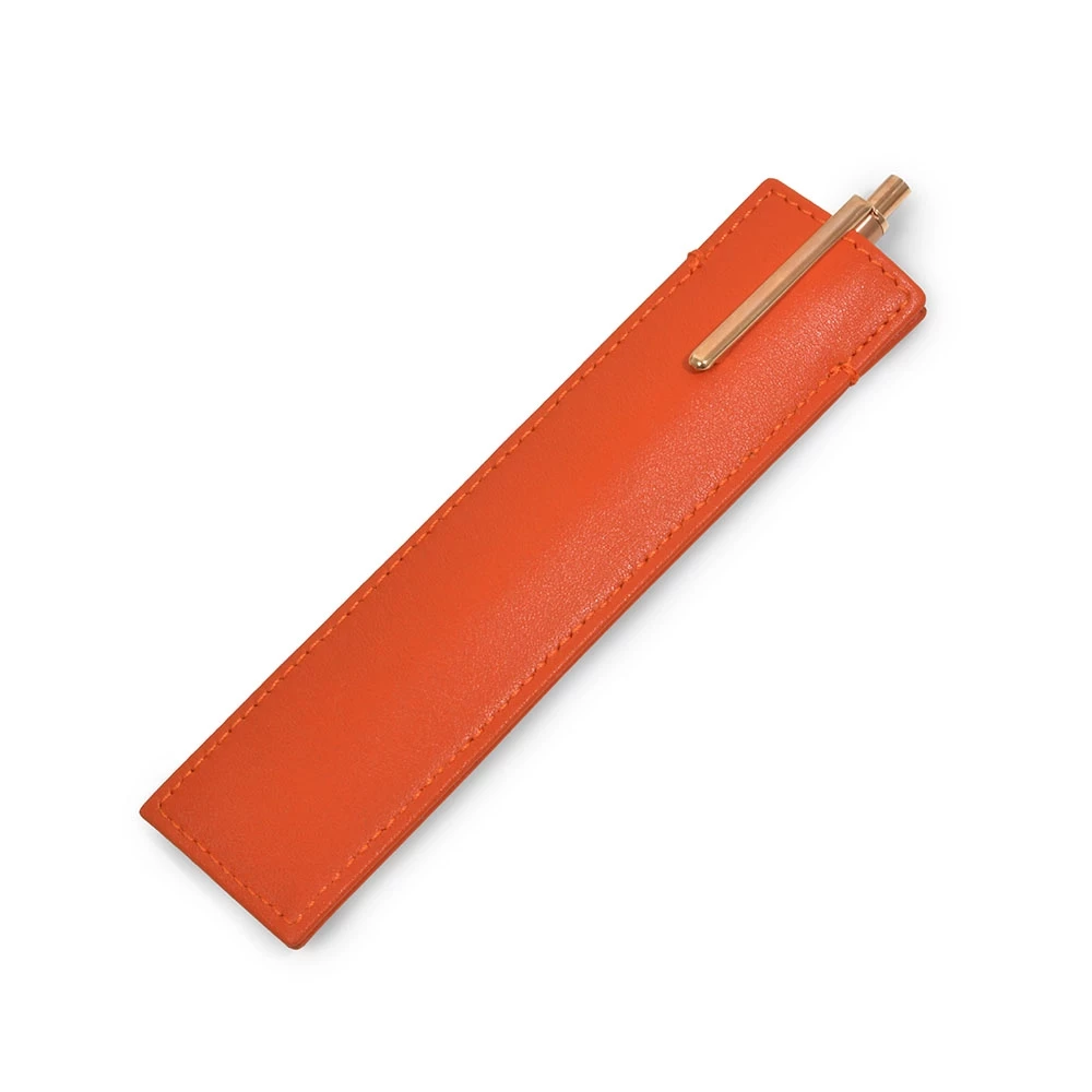 Pen case for 1 writing instrument, nappa leather, black