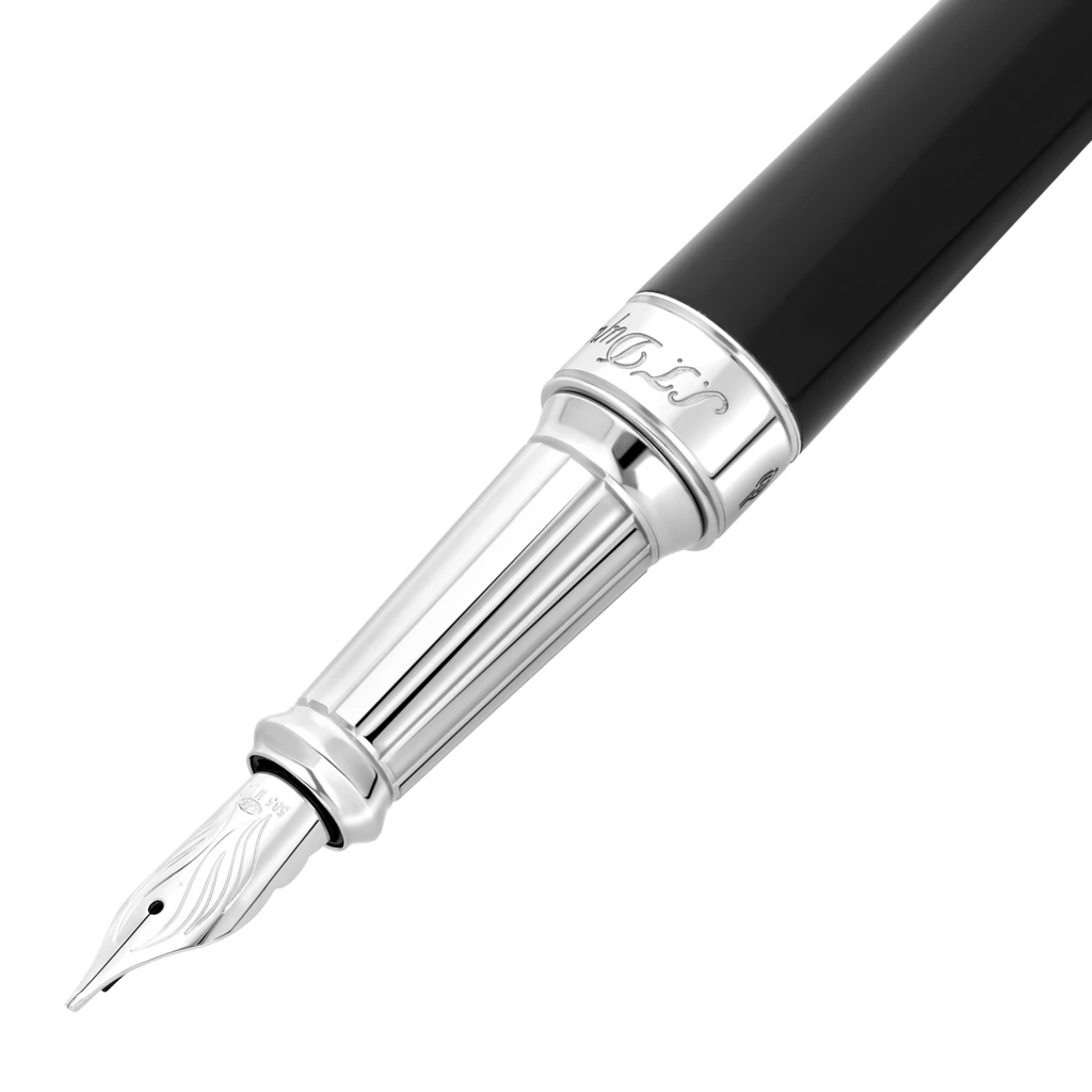 st_dupont_fuellfederhalter_eternity_l_schwarz_5 S.T. Dupont ETERNITY L Fountain Pen, black