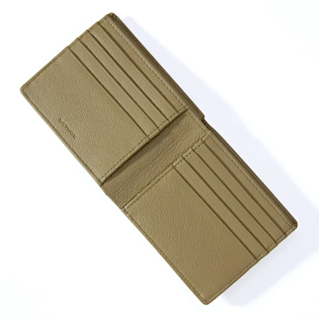 Card Wallet, Kollektion 1977,  leather, olive green