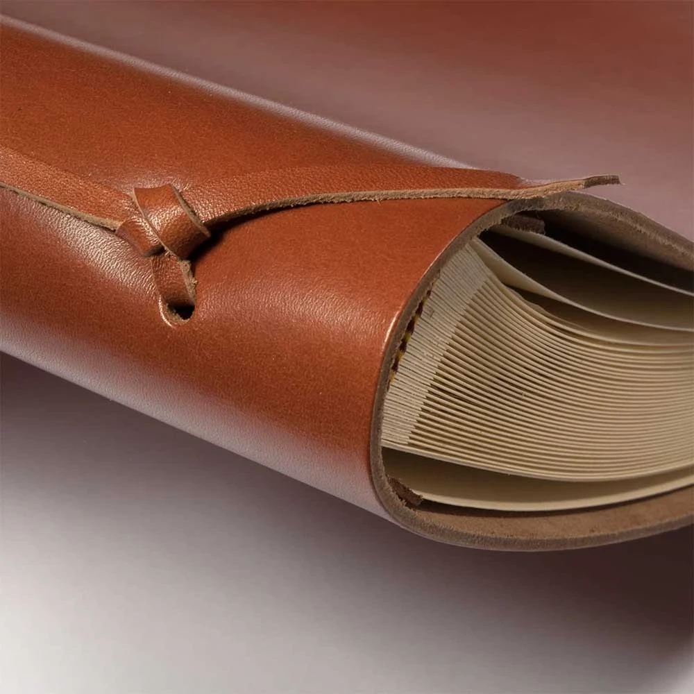 Photo Album, 30 pages, leather, 23x30 cm, tan