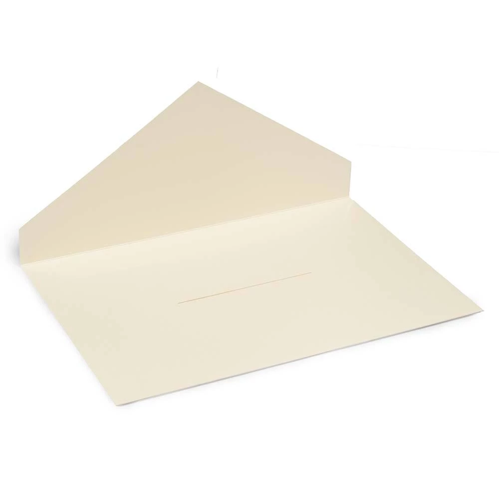Cardboard folder, ivory