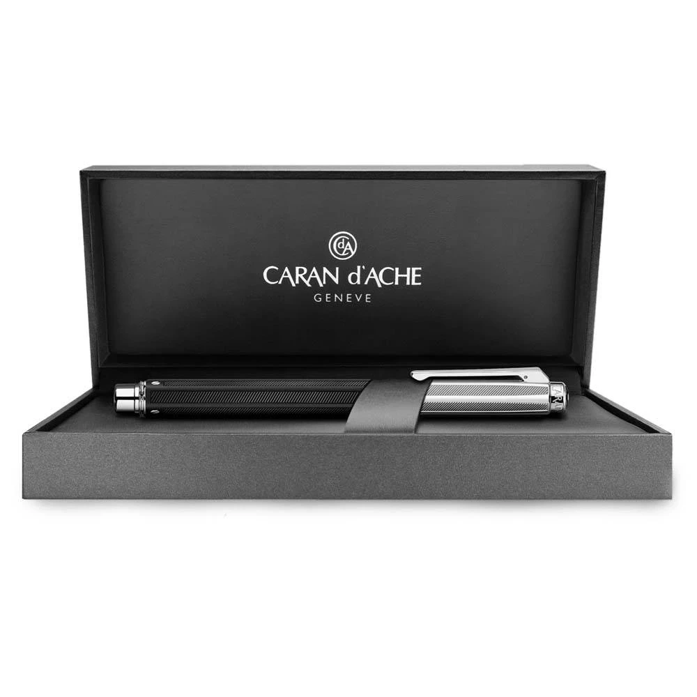 Caran d'Ache Varius Rubracer Fountain Pen, black, B nib