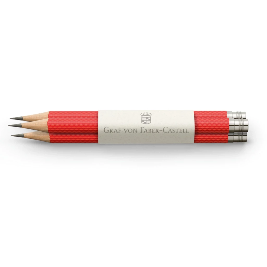 Graf von Faber-Castell 3 pocket pencils India Red