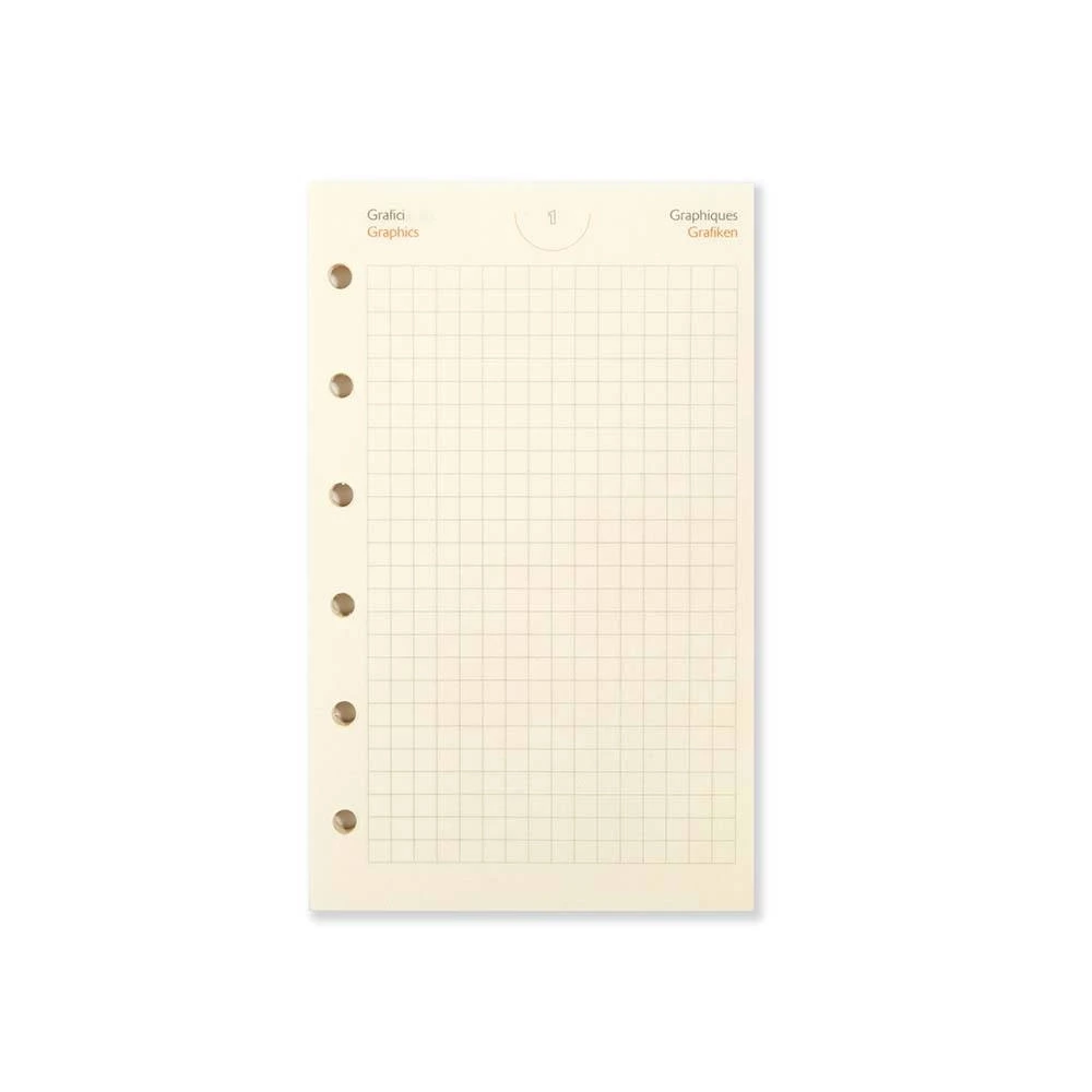 Refill for Pocket Planner, notes pages, squared