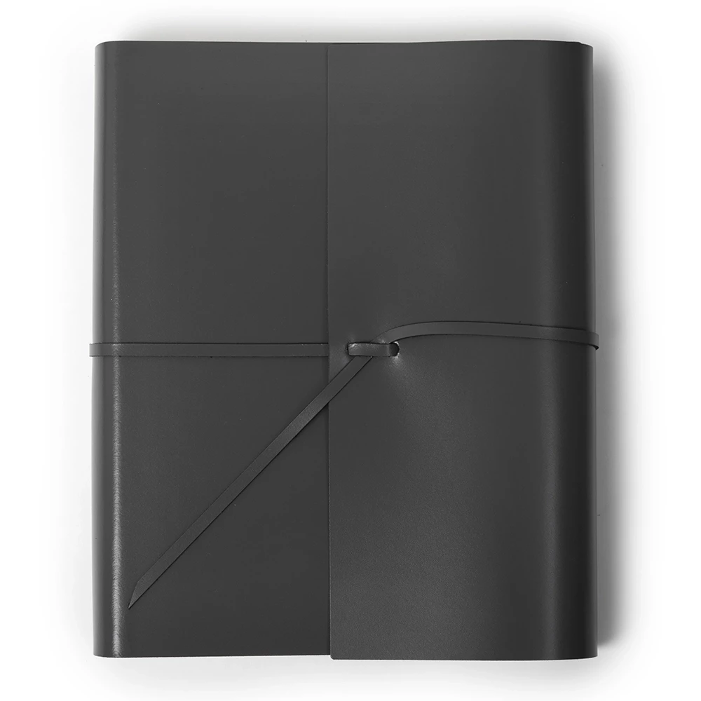 Photo Album, 50 pages, leather cover, 23x30 cm, grey