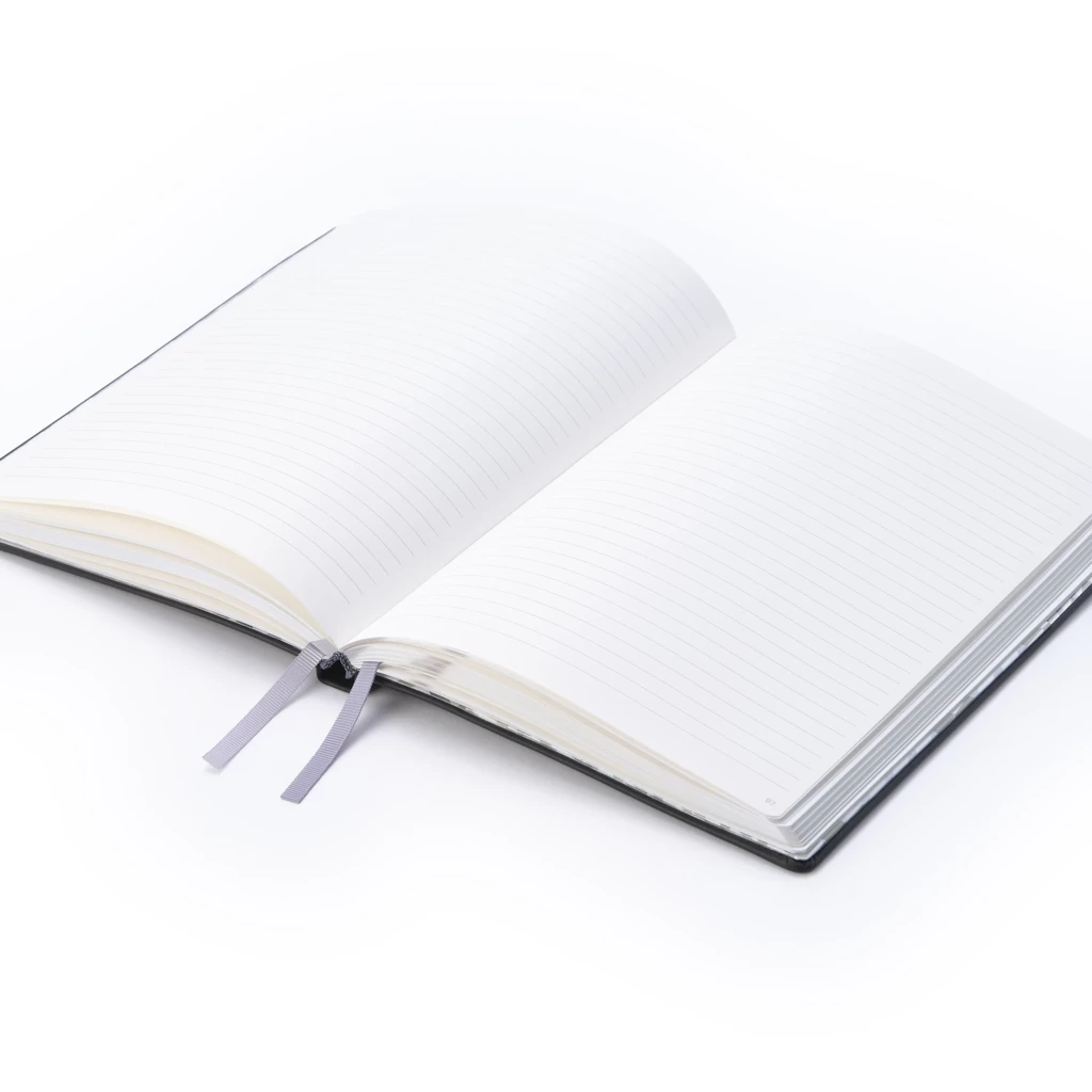 Notebook A5, leather, Spring, ruled