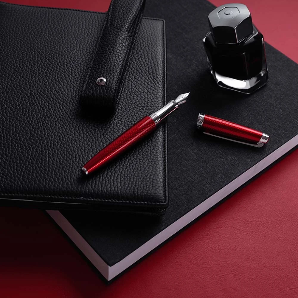 Caran d'Ache Léman Rouge Carmin Fountain Pen, nib M