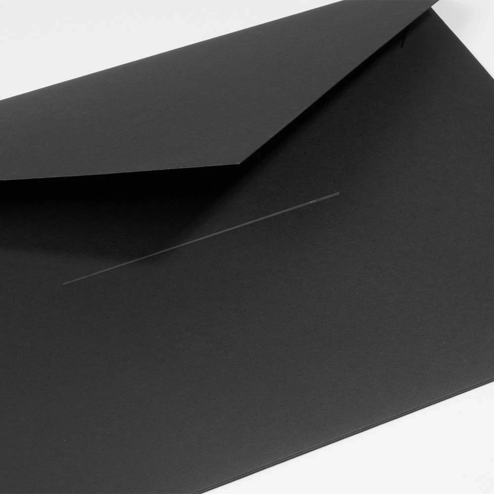 Cardboard folder, black