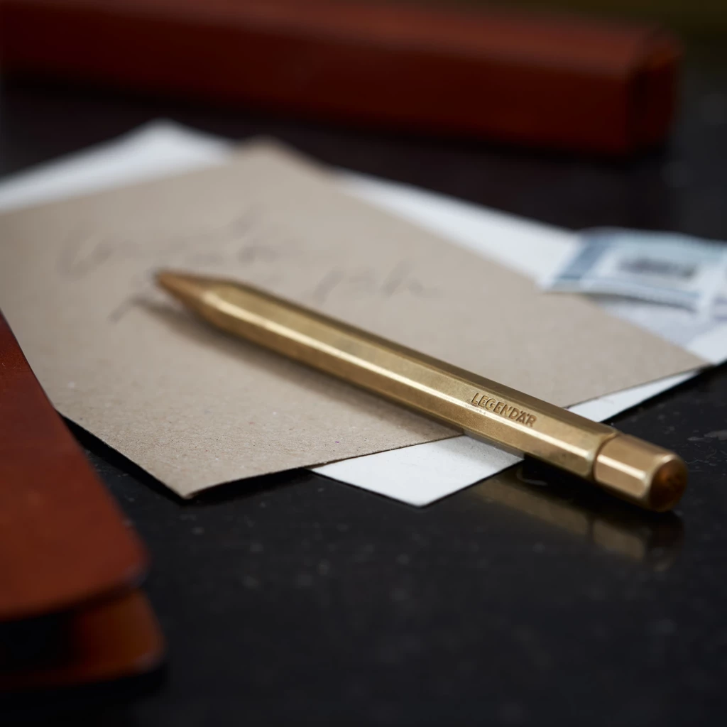 LEGENDÄR TWYST Ballpoint Pen,  solid brass