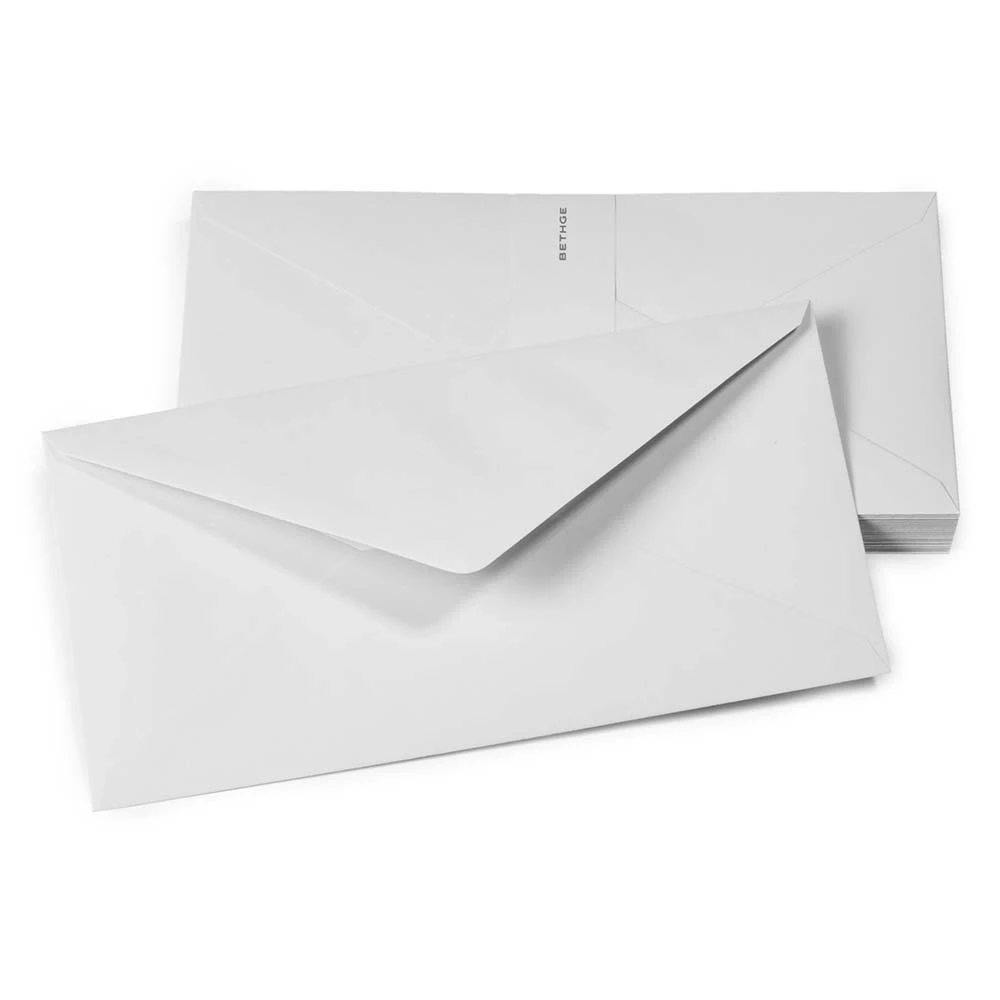 25 long DIN envelopes, Soft Grey