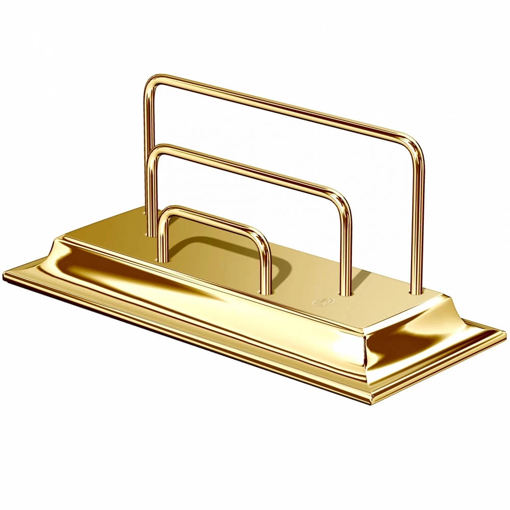El Casco Letter Rack M672, gold-plated