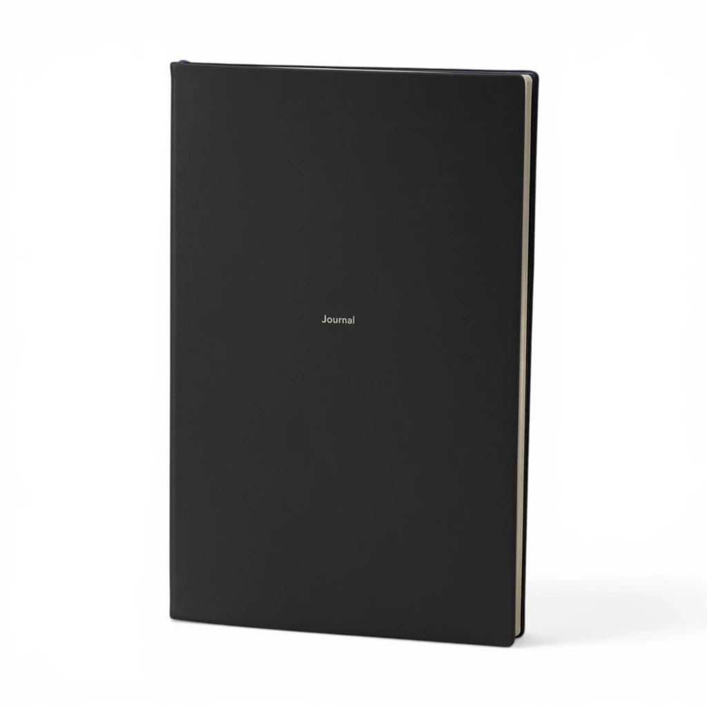 Journal L Notebook ruled Nero