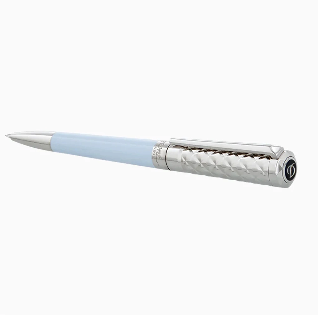 S.T. Dupont Liberté Ballpoint  Pen, light blue, palladium