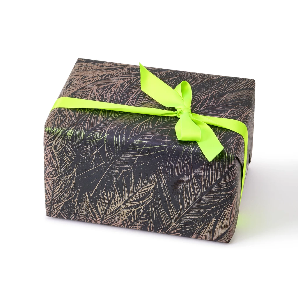 geschenkpapier_pfauenfeder_gruen_50_x_70_cm_3_boegen_2 Wrapping paper peacock feather green 50 x 70 cm, 3 sheets