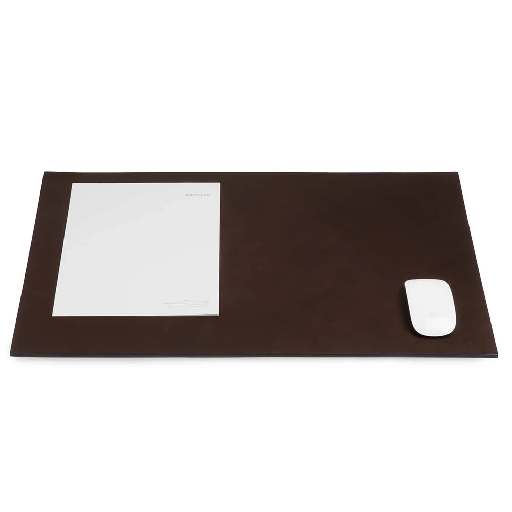 Desk Pad, leather, 60 x 40 cm, dark brown