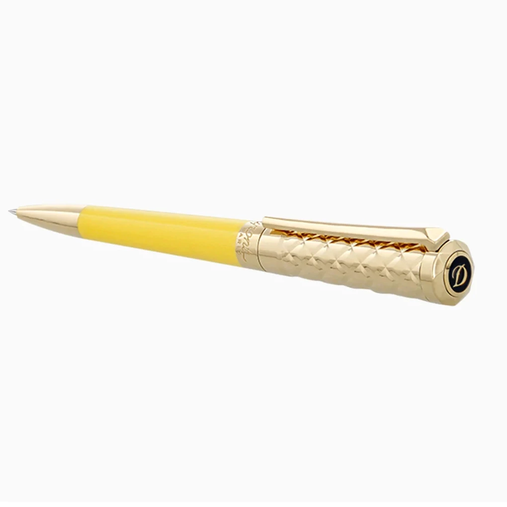 S.T. Dupont Liberté Ballpoint  Pen, yellow/gold